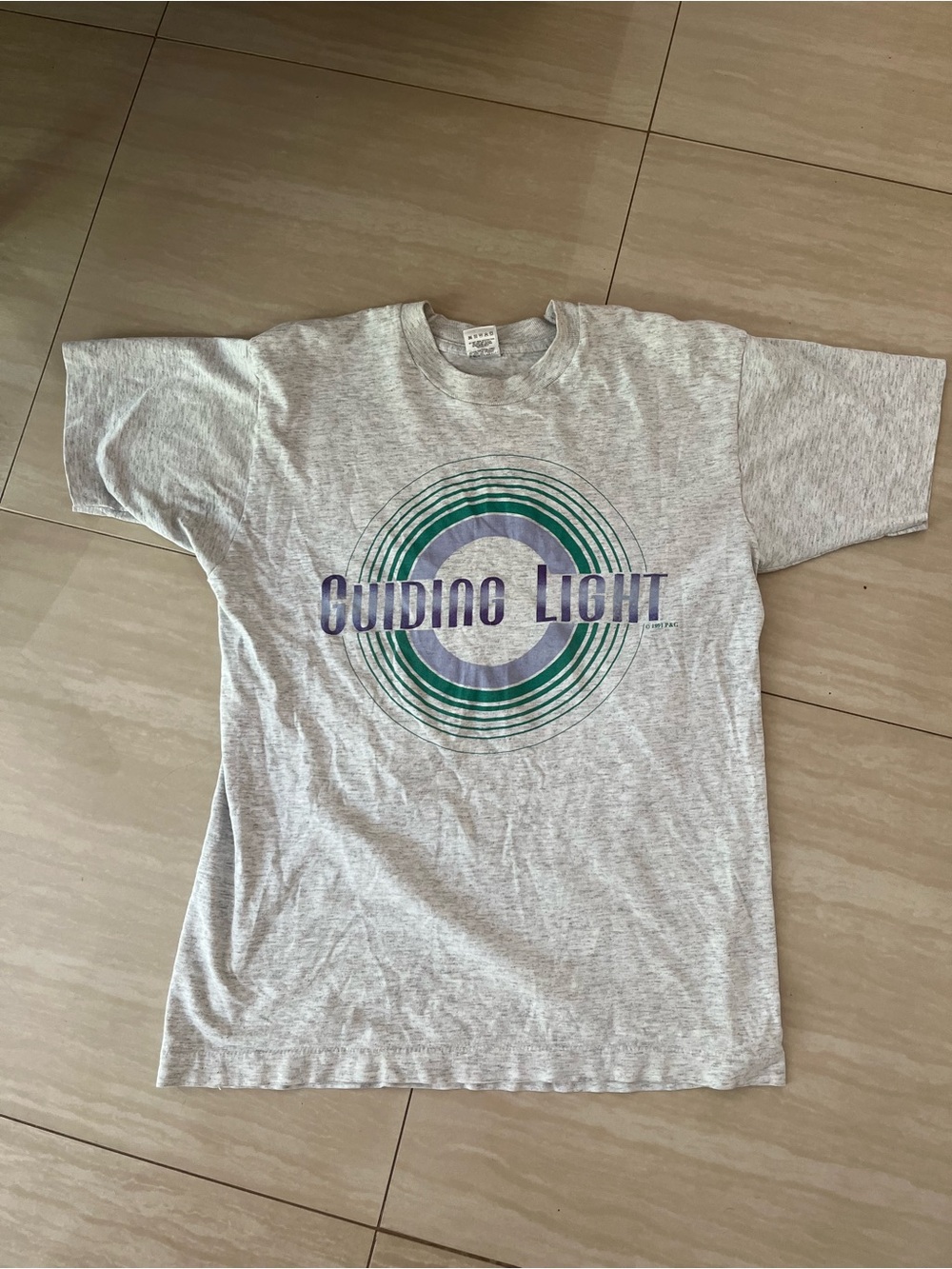Vintage single stitch 90s Guiding Light Graphic Tee